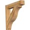 Ekena Millwork Funston Block Rough Sawn Outlooker, Western Red Cedar, 8"W x 38"D x 38"H OUT08X38X38FST05RWR - alternate 1